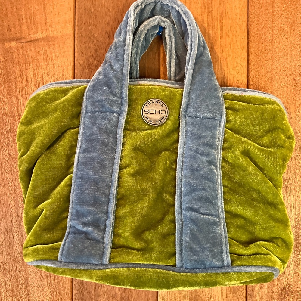 Soho Velour Handbag